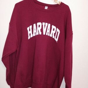 Jerzees's Mens XL Like New Burgundy Crew Neck Sweater